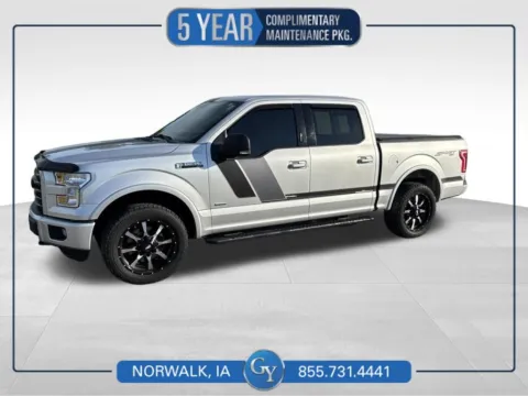 Silver 2016 Ford F-150 XLT for sale in Norwalk, IA