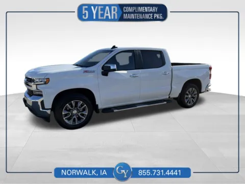 White 2020 Chevrolet Silverado 1500 LT for sale in Norwalk, IA