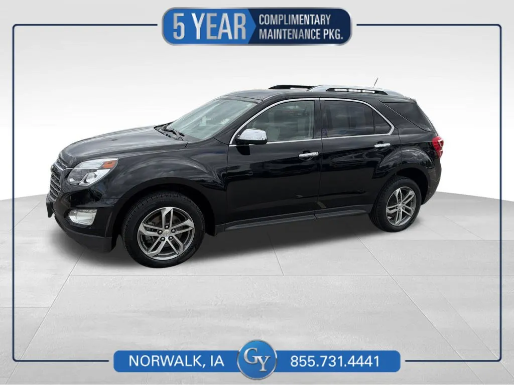Blue 2017 Chevrolet Equinox Premier for sale in Norwalk, IA