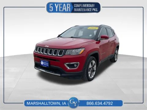 Red 2021 Jeep Compass Limited for sale in Marshalltown, IA