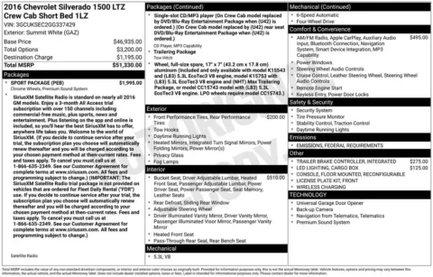 Photos of 2016 Chevrolet Silverado 1500 LTZ for sale in Marshalltown, IA at Gregg Young Chevrolet Marshalltown