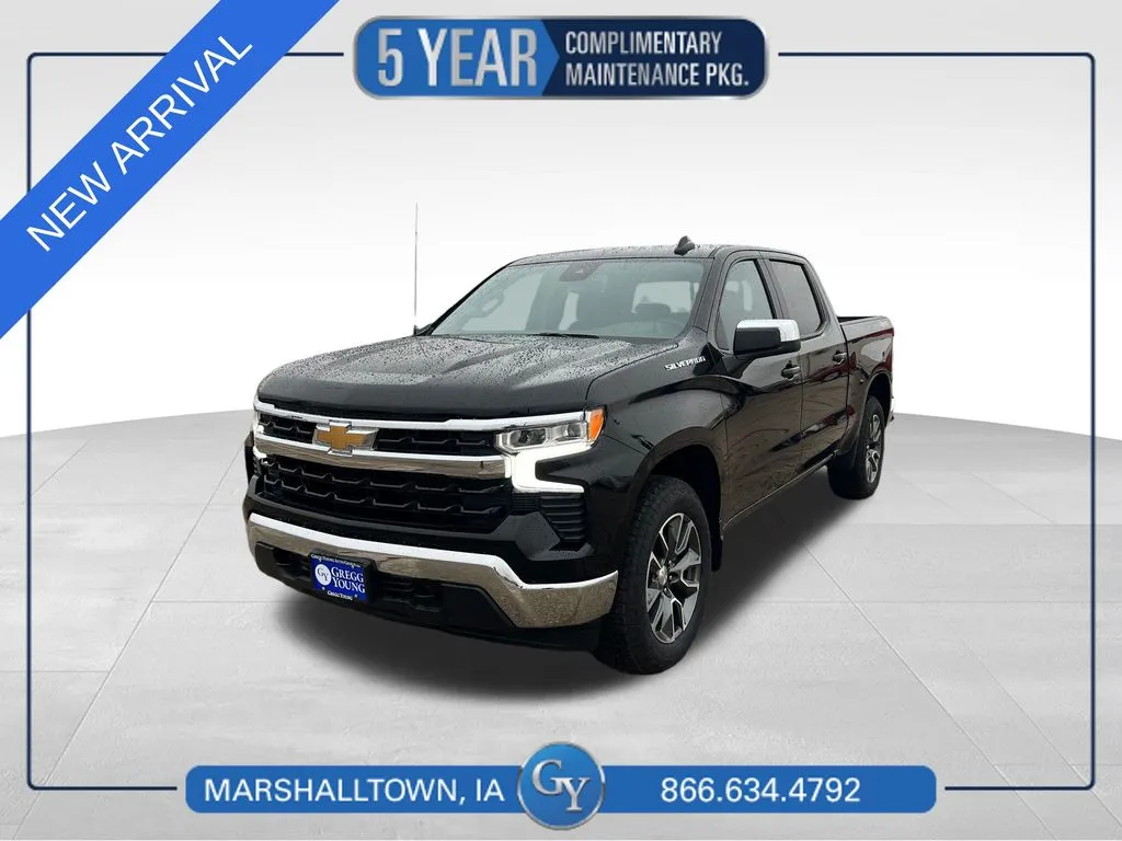 Black 2024 Chevrolet Silverado 1500 LT for sale in Marshalltown, IA