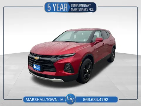 Red 2021 Chevrolet Blazer LT for sale in Marshalltown, IA