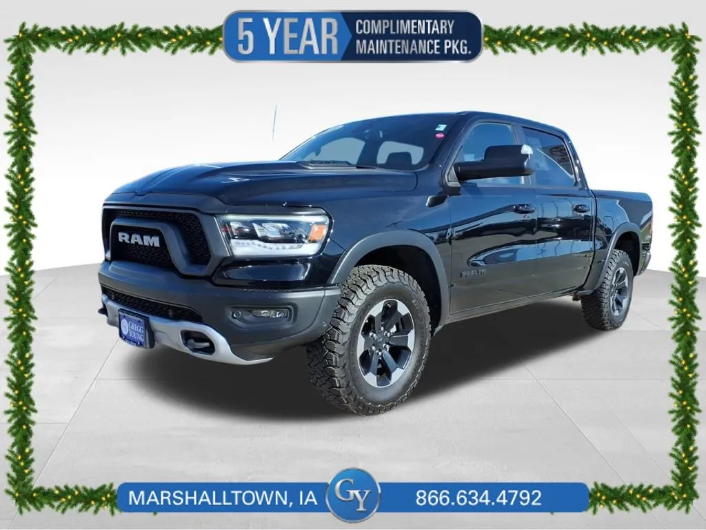 Black 2019 Ram 1500 Rebel for sale in Marshalltown, IA