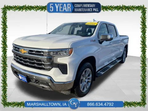 White 2023 Chevrolet Silverado 1500 LTZ for sale in Marshalltown, IA