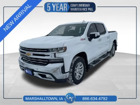 White 2021 Chevrolet Silverado 1500 LTZ for sale in Marshalltown, IA