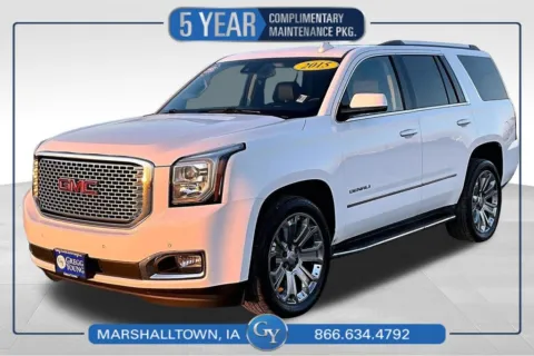 White 2015 GMC Yukon Denali for sale in Marshalltown, IA