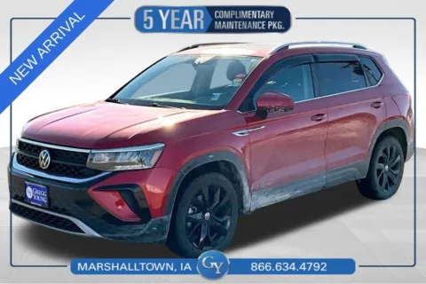 Red 2022 Volkswagen Taos 1.5T SE for sale in Marshalltown, IA