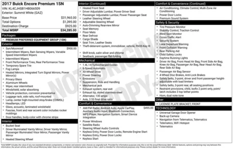 Photos of 2017 Buick Encore Premium for sale in Marshalltown, IA at Gregg Young Chevrolet Marshalltown