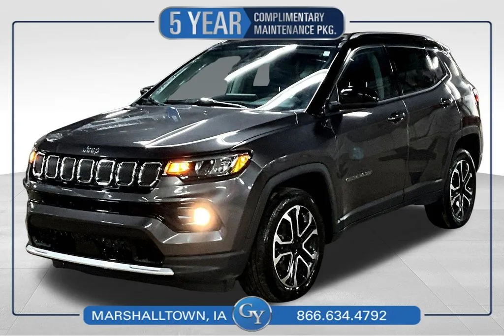 Gray 2022 Jeep Compass Limited for sale in Marshalltown, IA
