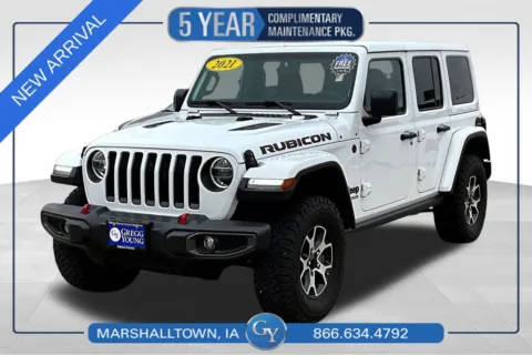White 2021 Jeep Wrangler Unlimited Rubicon for sale in Marshalltown, IA