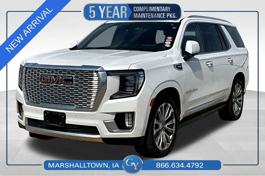 Black 2021 GMC Yukon Denali for sale in Marshalltown, IA