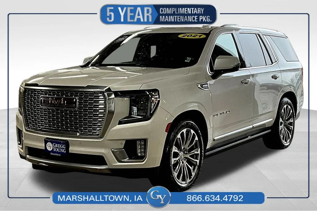 Black 2021 GMC Yukon Denali for sale in Marshalltown, IA