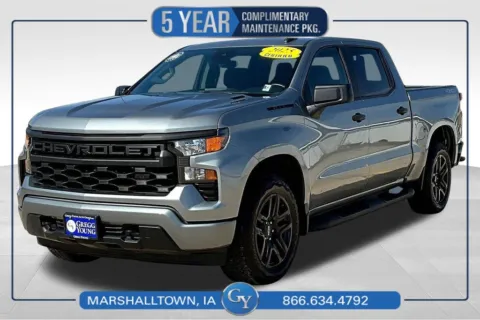 Gray 2025 Chevrolet Silverado 1500 Custom for sale in Marshalltown, IA