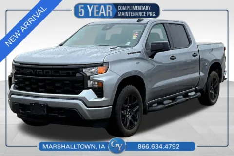 Gray 2025 Chevrolet Silverado 1500 Custom for sale in Marshalltown, IA