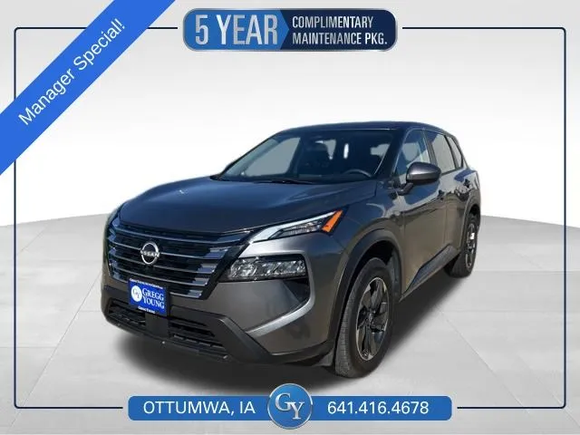 Gray 2024 Nissan Rogue SV for sale in Ottumwa, IA
