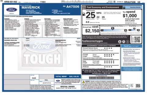 Photos of 2024 Ford Maverick XLT for sale in Ottumwa, IA at Gregg Young Toyota of Ottumwa