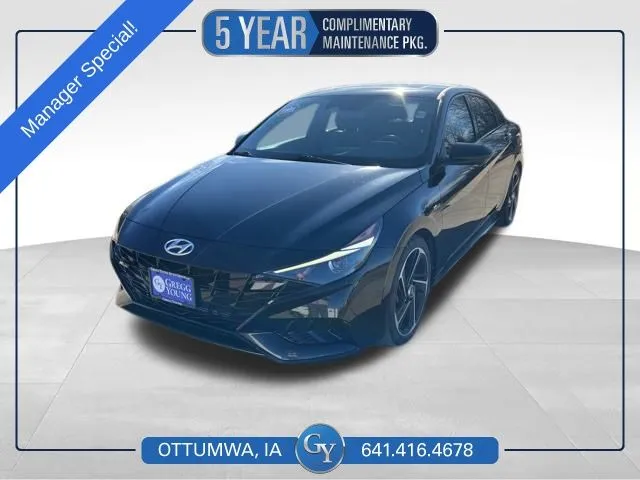 Black 2023 Hyundai Elantra N Line for sale in Ottumwa, IA