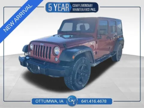 Red 2014 Jeep Wrangler Unlimited Sport for sale in Ottumwa, IA