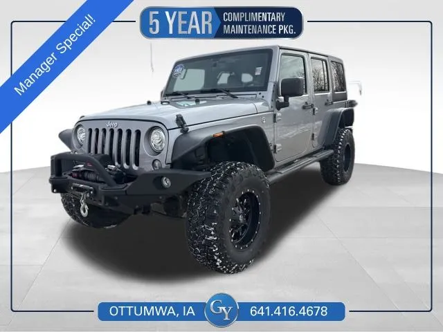 Silver 2017 Jeep Wrangler Unlimited Sport for sale in Ottumwa, IA