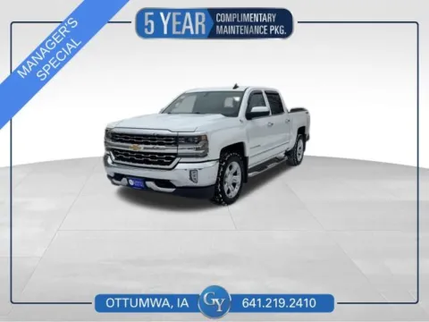 White 2017 Chevrolet Silverado 1500 LTZ for sale in Ottumwa, IA