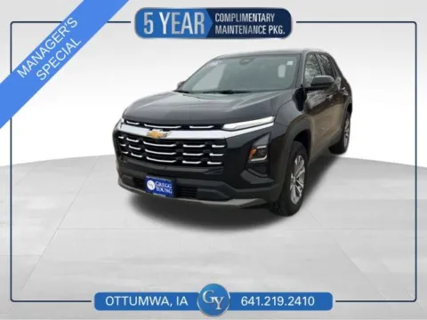 Black 2025 Chevrolet Equinox LT for sale in Ottumwa, IA