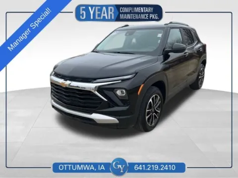 Black 2025 Chevrolet TrailBlazer LT for sale in Ottumwa, IA