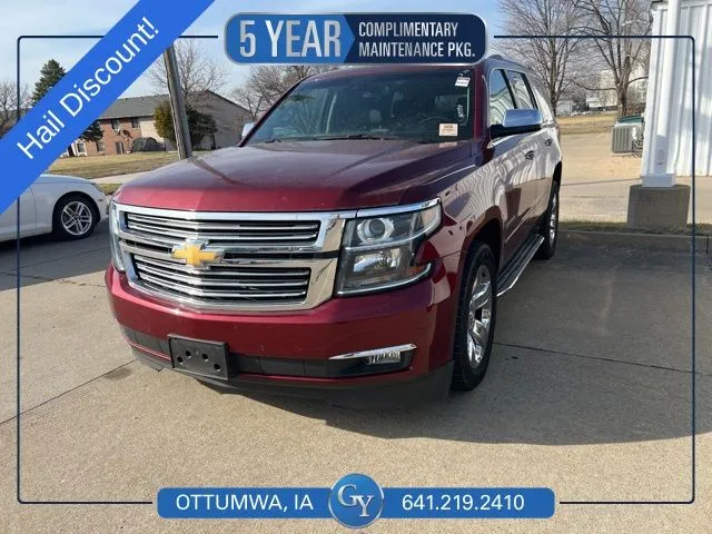 Red 2016 Chevrolet Tahoe LTZ for sale in Ottumwa, IA