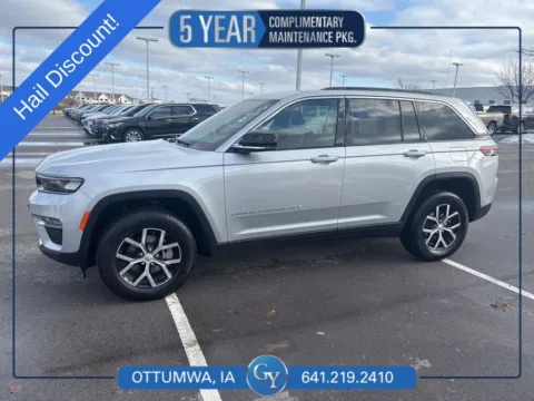 Silver 2024 Jeep Grand Cherokee Limited for sale in Ottumwa, IA