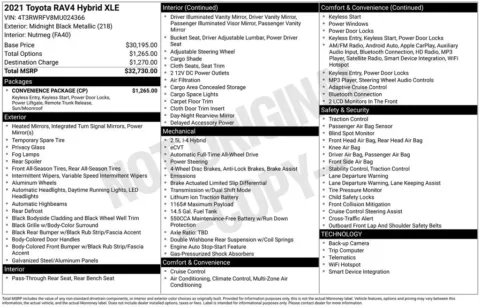 Photos of 2021 Toyota RAV4 Hybrid XLE for sale in Ottumwa, IA at Gregg Young Toyota of Ottumwa