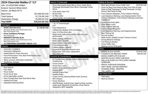 Photos of 2024 Chevrolet Malibu LT for sale in Ottumwa, IA at Gregg Young Toyota of Ottumwa