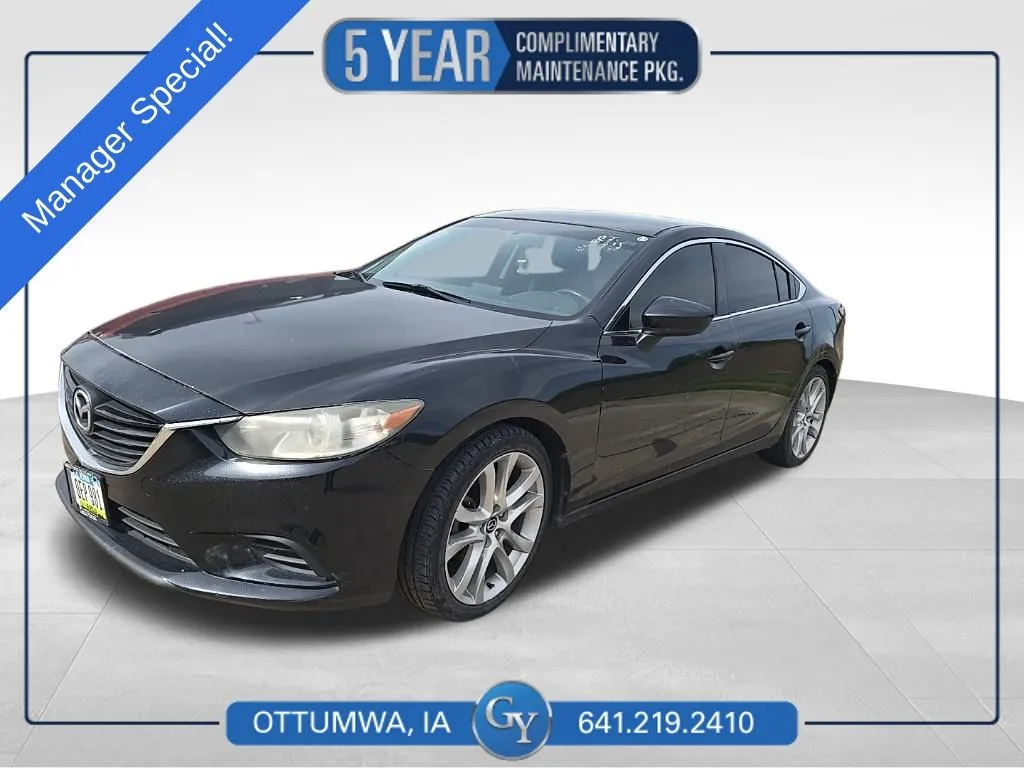 Black 2016 Mazda Mazda6 i Touring for sale in Ottumwa, IA