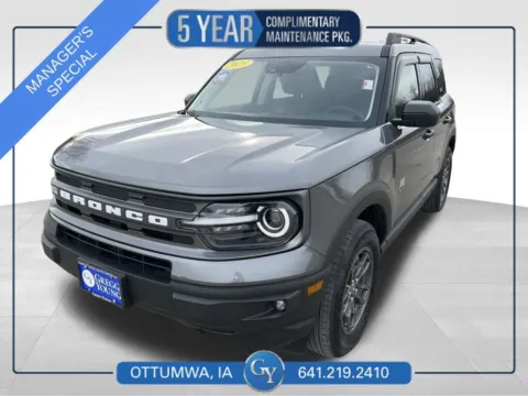 Gray 2023 Ford Bronco Sport Big Bend for sale in Ottumwa, IA