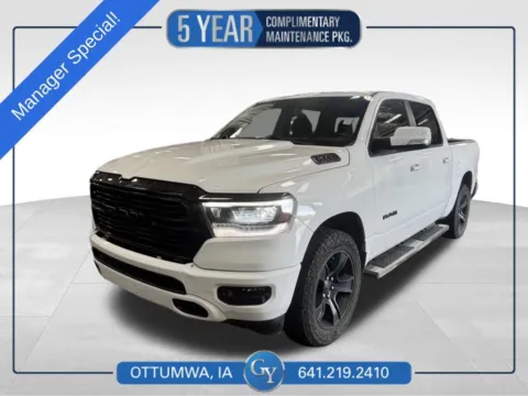 White 2020 Ram 1500 Big Horn/Lone Star for sale in Ottumwa, IA