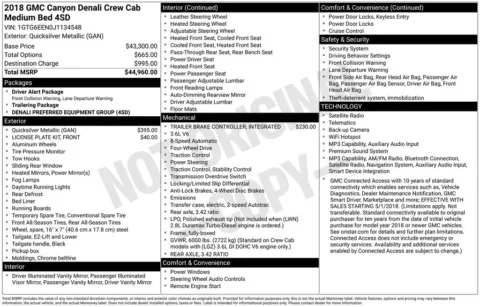 Photos of 2018 GMC Canyon Denali for sale in Ottumwa, IA at Gregg Young Toyota of Ottumwa