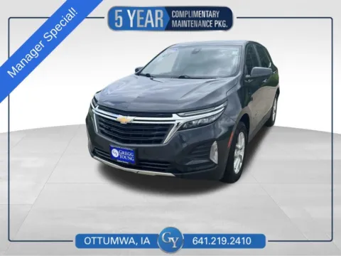 Gray 2022 Chevrolet Equinox LT for sale in Ottumwa, IA