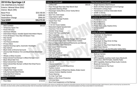 Photos of 2018 Kia Sportage LX for sale in Ottumwa, IA at Gregg Young Toyota of Ottumwa