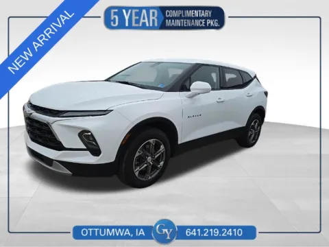 White 2025 Chevrolet Blazer LT for sale in Ottumwa, IA