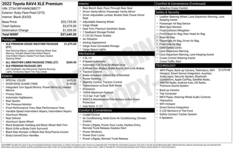Photos of 2022 Toyota RAV4 XLE Premium for sale in Ottumwa, IA at Gregg Young Toyota of Ottumwa