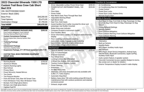 Photos of 2022 Chevrolet Silverado 1500 LTD Custom Trail Boss for sale in Ottumwa, IA at Gregg Young Toyota of Ottumwa