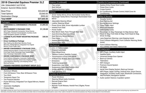Photos of 2018 Chevrolet Equinox Premier for sale in Ottumwa, IA at Gregg Young Toyota of Ottumwa