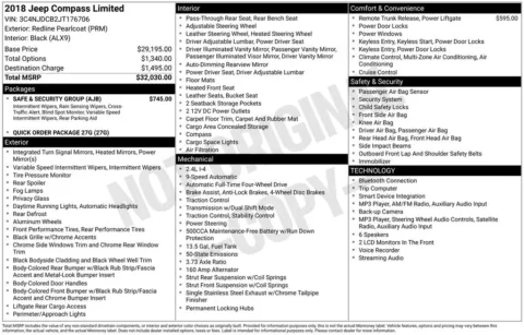 Photos of 2018 Jeep Compass Limited for sale in Ottumwa, IA at Gregg Young Toyota of Ottumwa