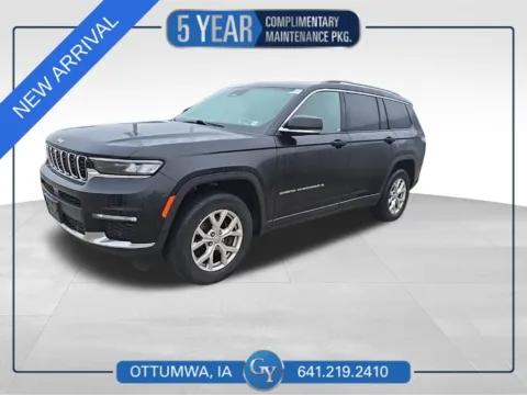 Black 2022 Jeep Grand Cherokee L Limited for sale in Ottumwa, IA