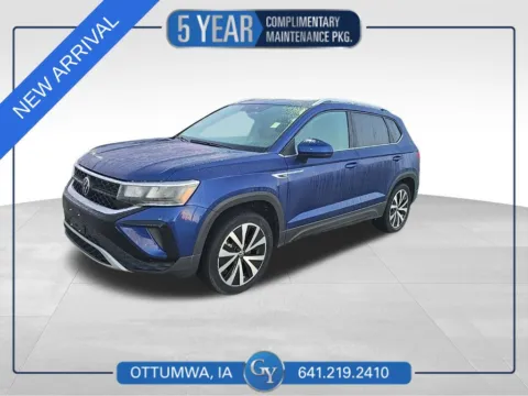Blue 2023 Volkswagen Taos 1.5T SE for sale in Ottumwa, IA