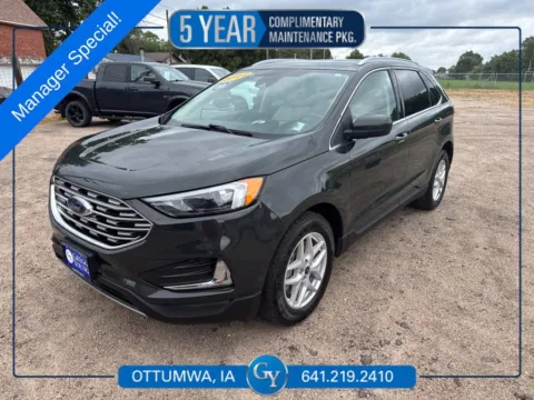 Green 2022 Ford Edge SEL for sale in Ottumwa, IA