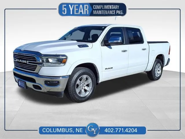 White 2021 Ram 1500 Laramie for sale in Columbus, NE