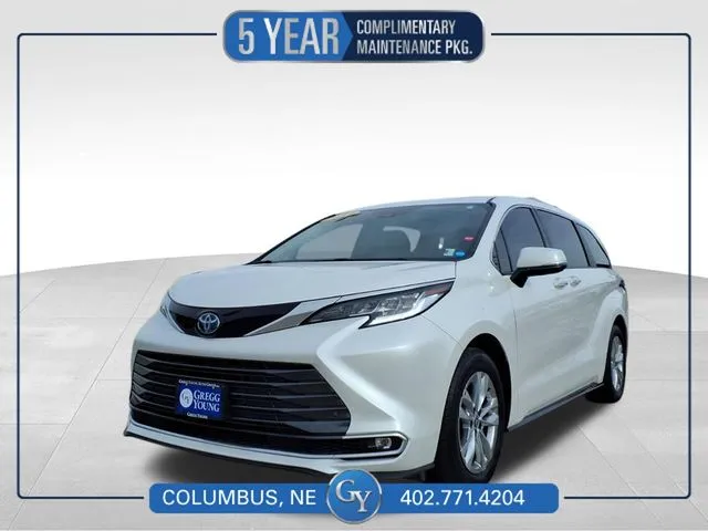 White 2024 Toyota Sienna Limited for sale in Columbus, NE