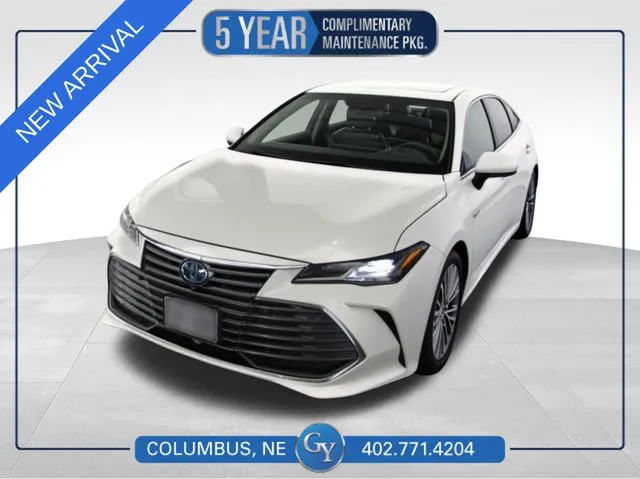 White 2019 Toyota Avalon Hybrid Limited for sale in Columbus, NE