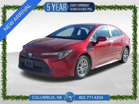 Red 2020 Toyota Corolla Hybrid LE for sale in Columbus, NE