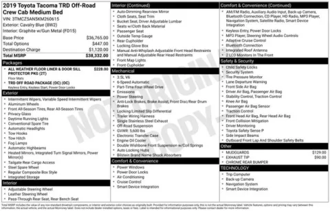 Photos of 2019 Toyota Tacoma TRD Off-Road for sale in Columbus, NE at Gregg Young Toyota of Columbus